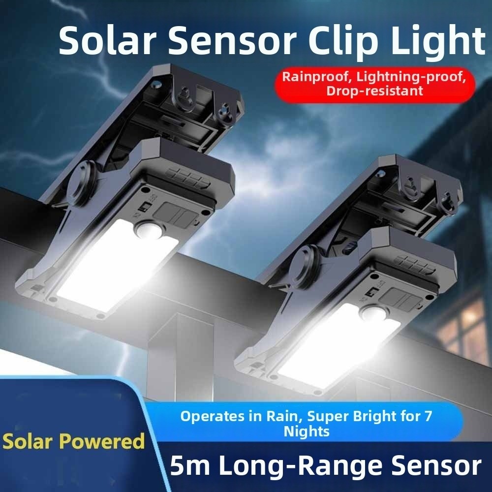 Smart Garden Fence & Balcony Hanging Planter - Clip On Solar Clip-on Lamp 3