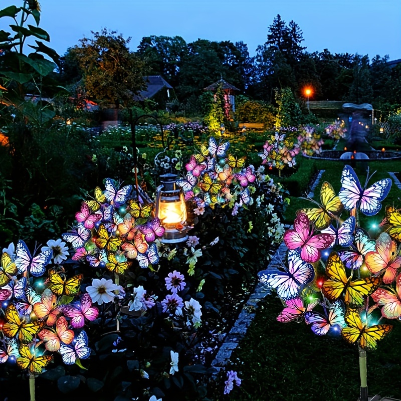 Smart Garden Light Camera - Solar LED Butterfly Garden Lights Waterproof