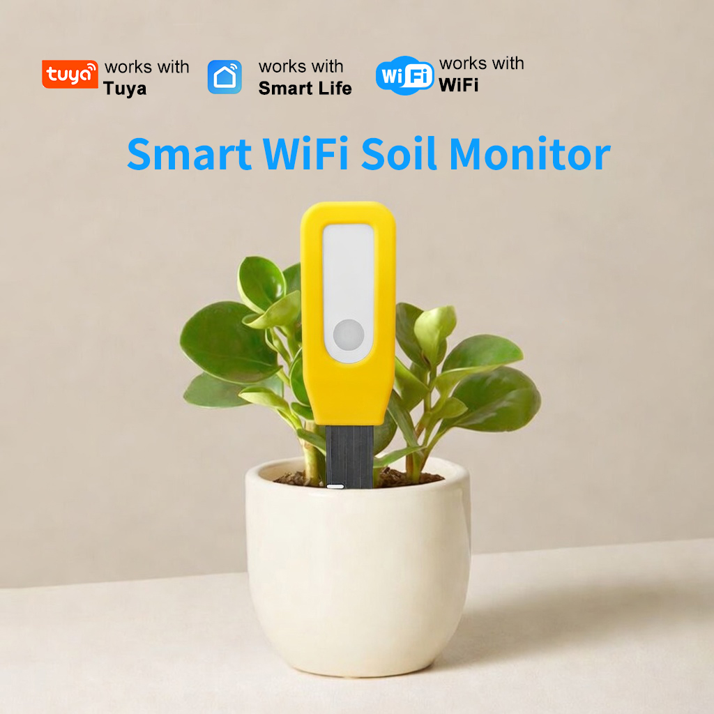 Smart Garden Monitor - WiFi Soil Monitor Tuya Smart Temperature