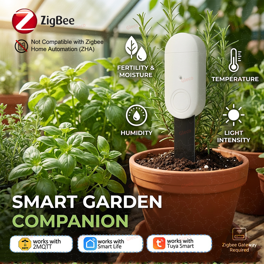Smart Soil Sensor - Zigbee Soil Tester Fertility Temperature Humidity