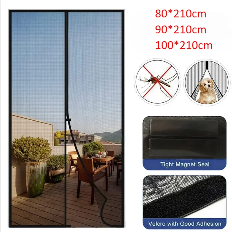 Smart Garden Gate - Magnetic Mosquito Net Door Automatic Closing