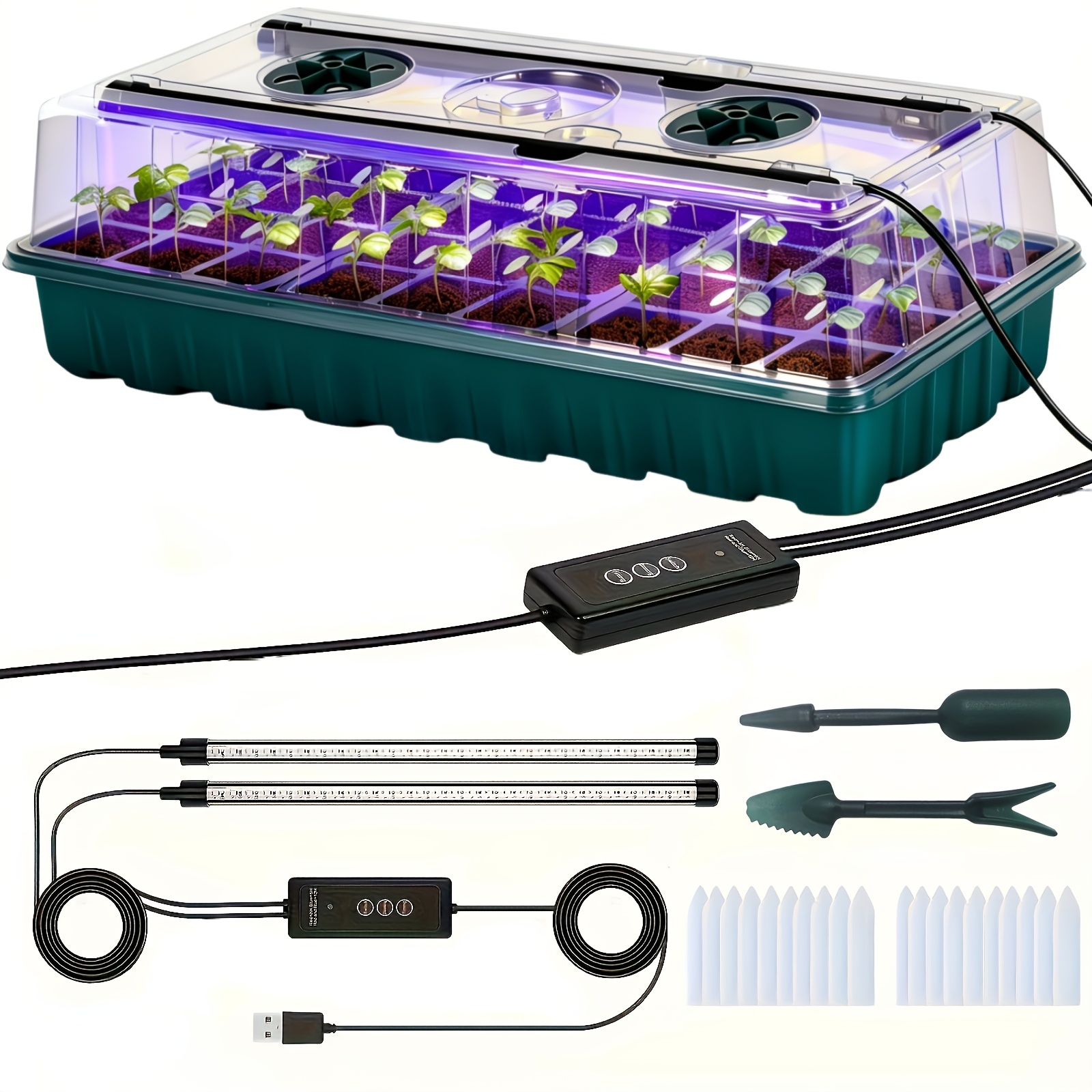Smart Garden Lamp - High Dome Seedling Propagation Tray Kit