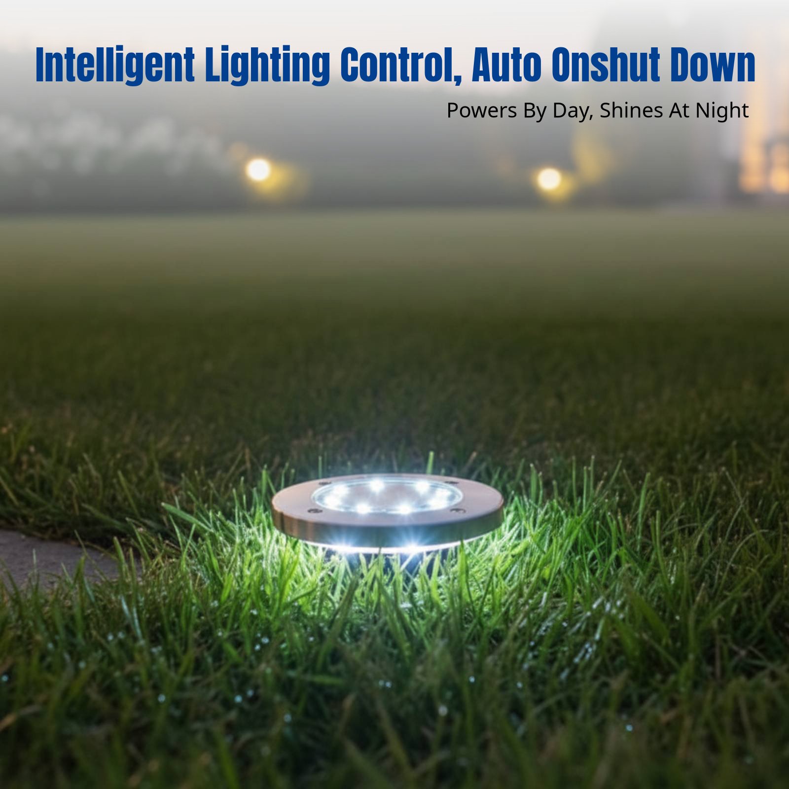 Smart Garden Light Controller - Solar Ground Light, LED Lawn Light,