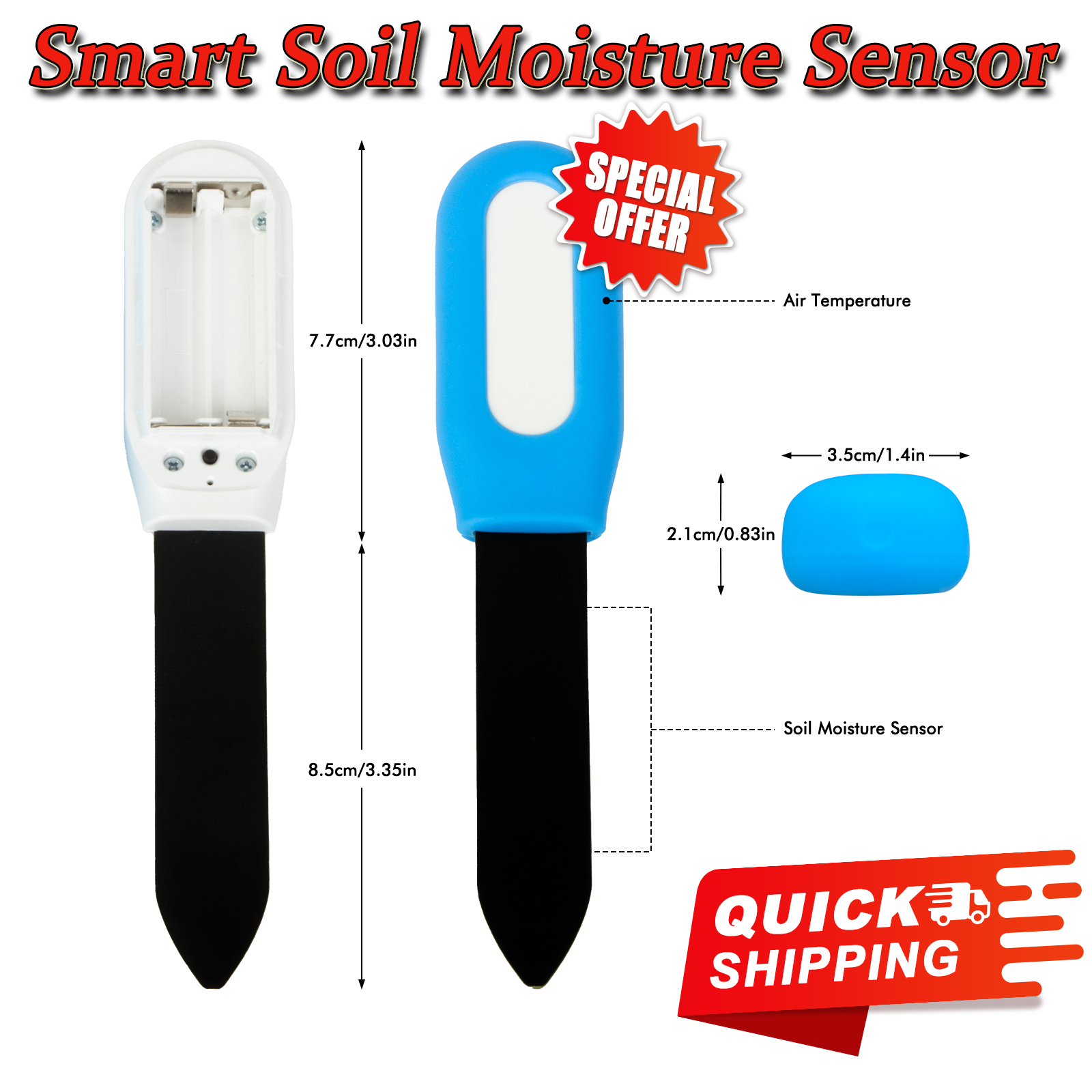 Smart Soil Sensor - Zigbee Plant Acidity Humidity Monitor Detector