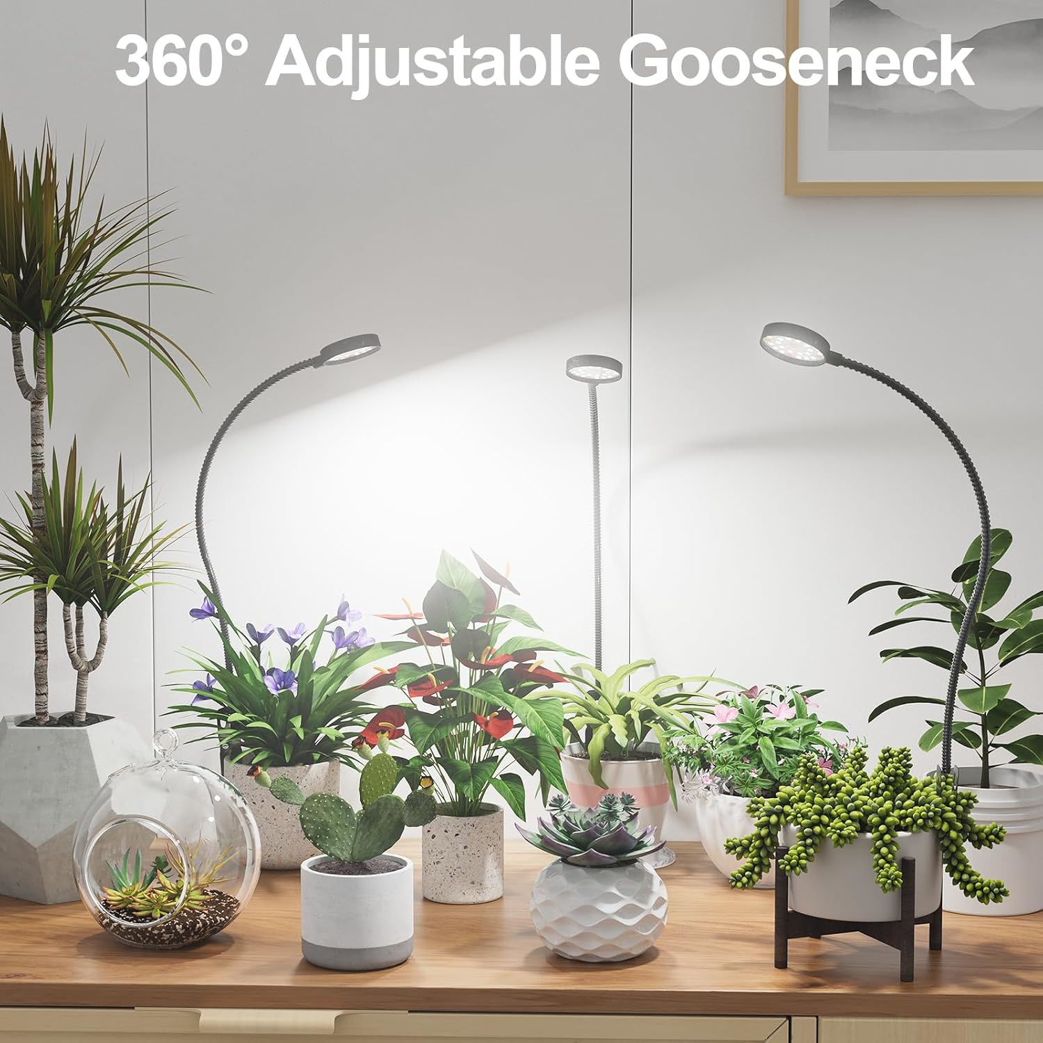 Plant Grow Light Full Spectrum - USB LED Grow Light 6000K Full