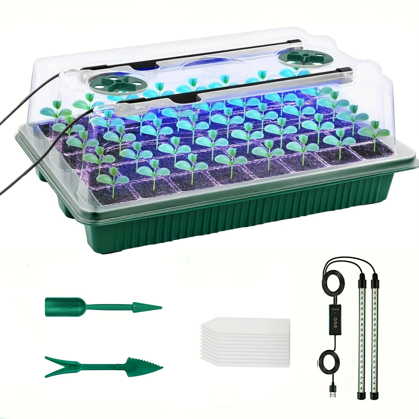 Smart Garden Lamp - Seed Starter Trays With High Dome