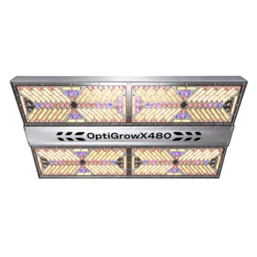 Plant Grow Light Full Spectrum - OptiGrowX480 LED Grow Light for Indoor