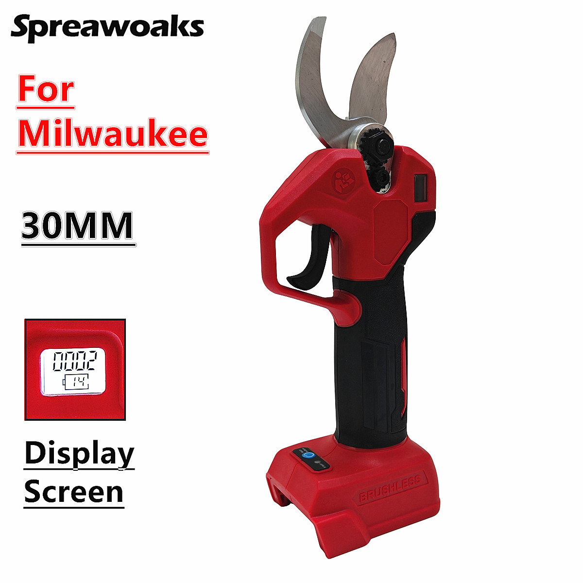 Smart Garden Lamp - Brushless Electric Pruning Shears Pruner With