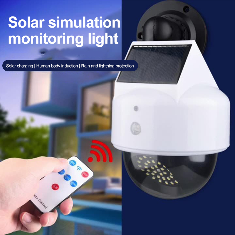 Smart Garden Light Camera - Solar Simulation Camera Motion Sensor Virtual