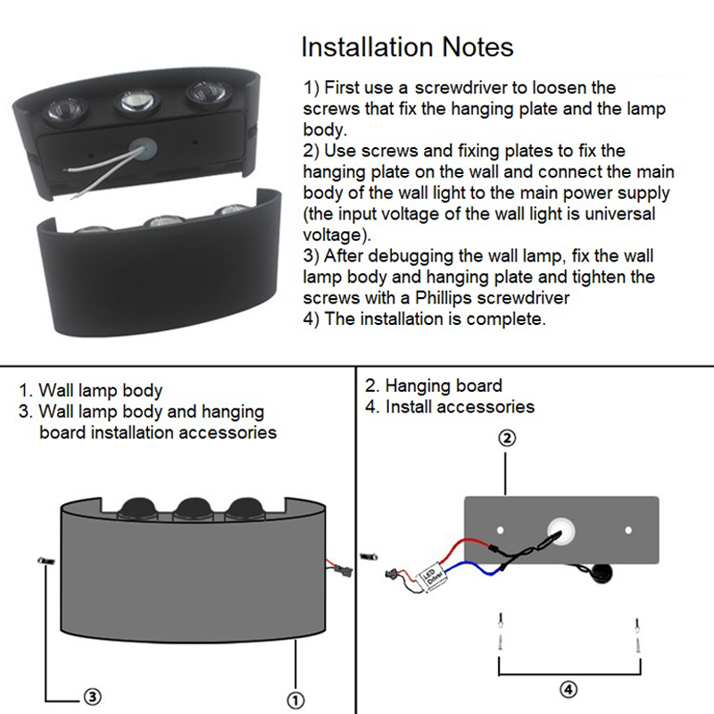 6W 8W RGBW Up Down LED Wall La - Smart Garden Light Controller 评论和价格