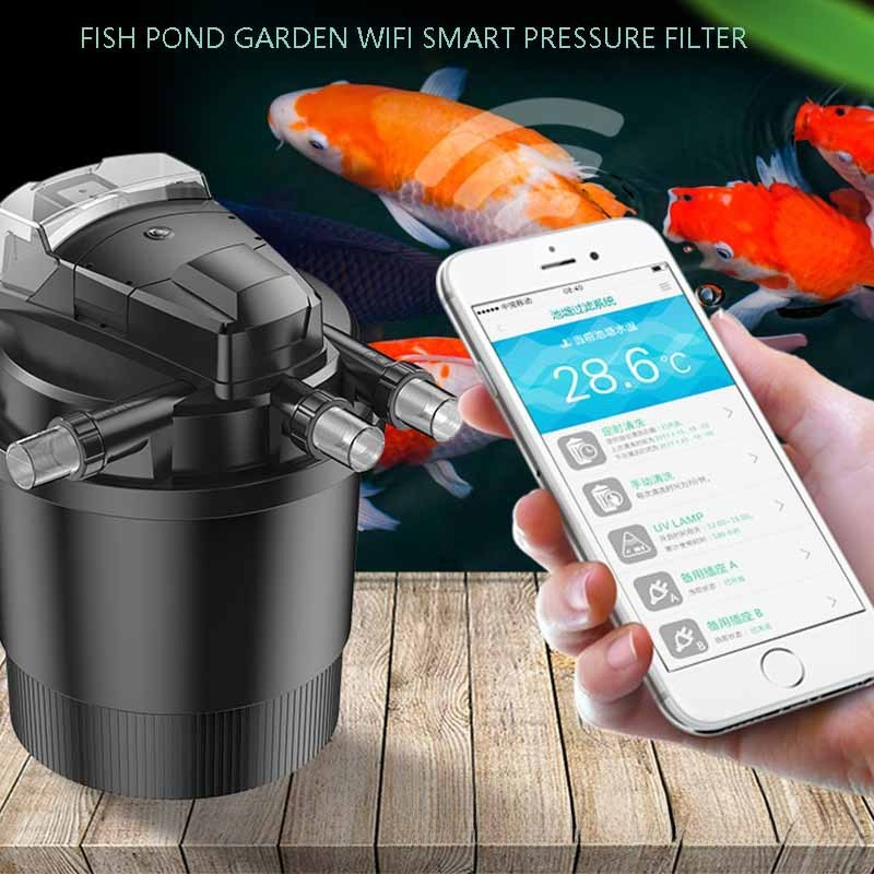 WiFi Smart Automatic Pond Filt - Smart Garden Water Features 评论和价格