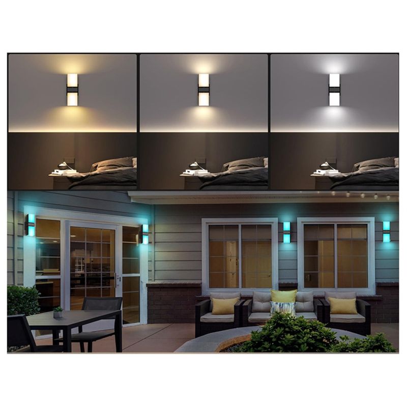Outdoor Led Wall Lamp Dual Hea - Smart Garden Fence & Balcony Hanging Planter 评论和价格