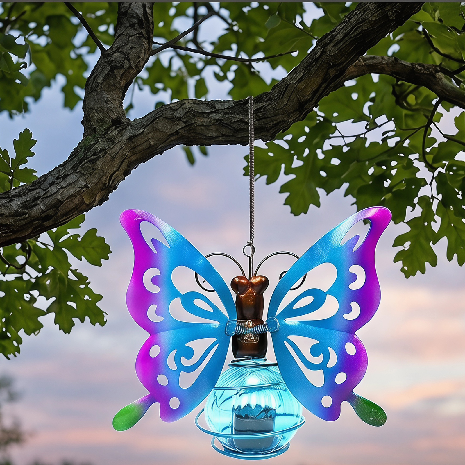 LED Solar-Powered Garden Hangi - Smart Garden Light Camera 评论和价格