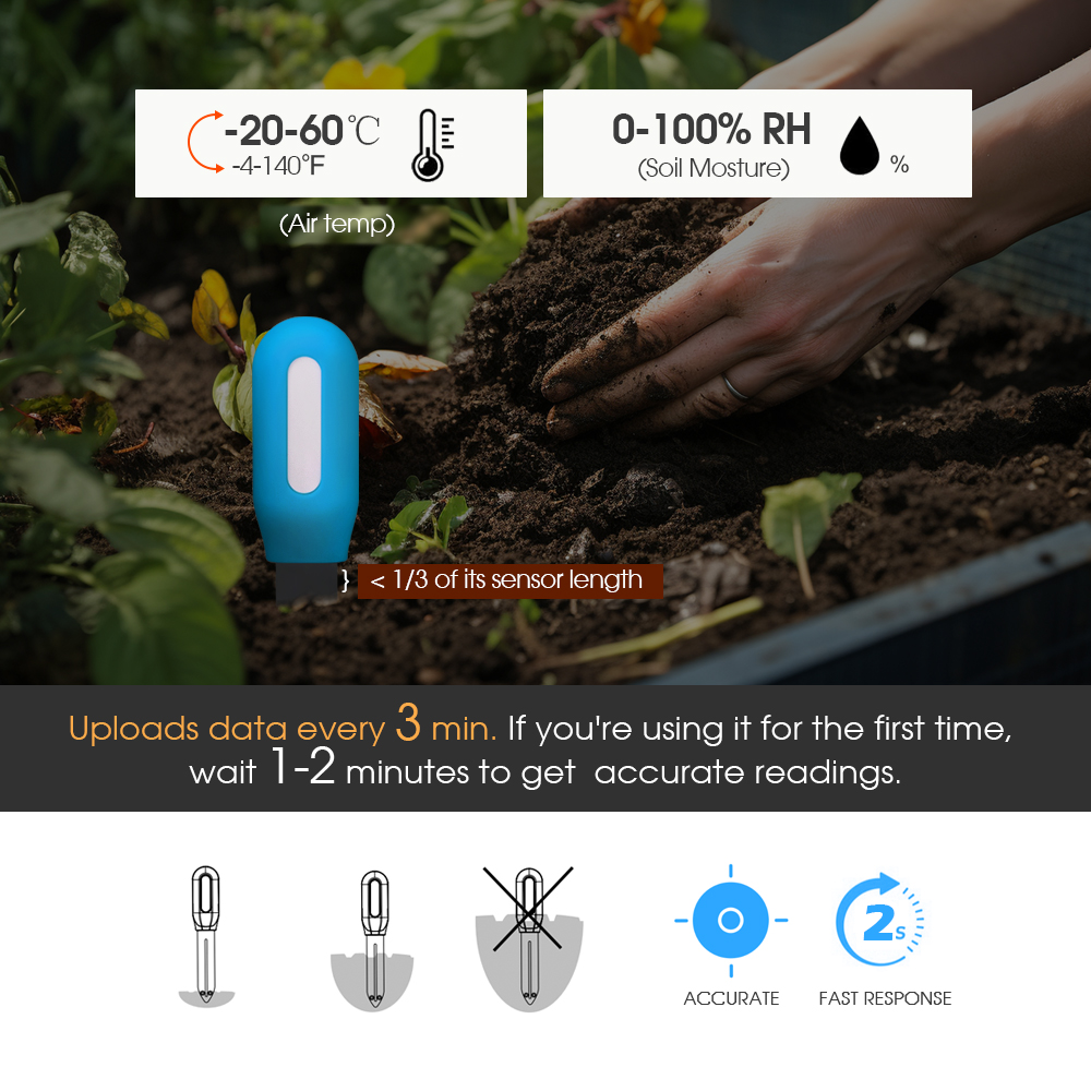 Smart Zigbee Soil Sensor for H - Smart Garden Monitor 评论和价格