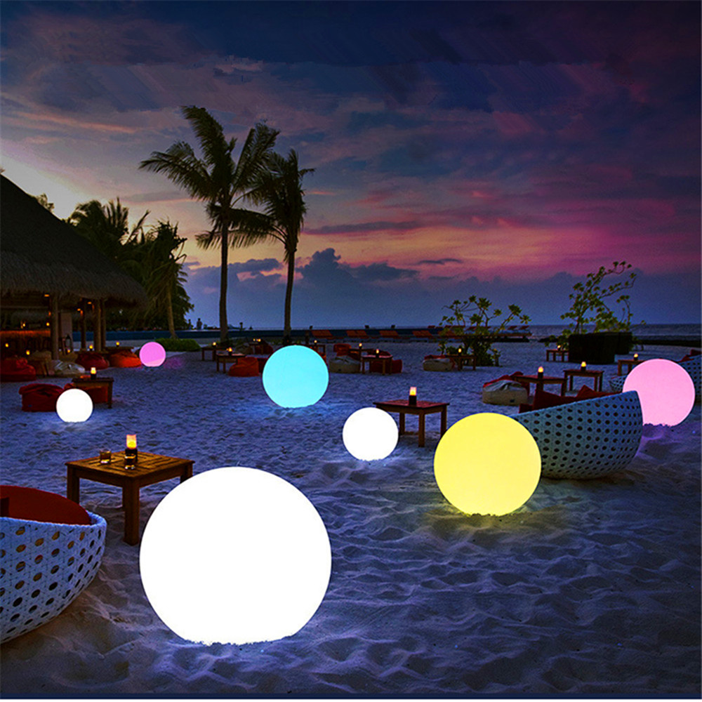 Rechargeable LED Glowing Ball  - Smart Garden Lamp 评论和价格