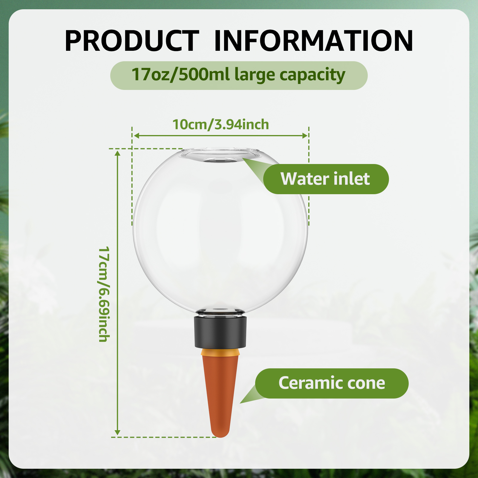 2/4Pcs 500ML Automatic Drip Ir - Smart Garden Monitor 评论和价格