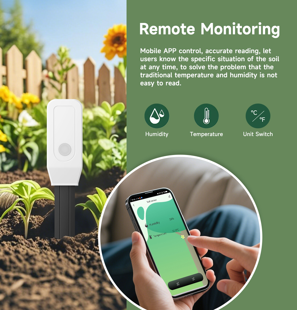 Smart Soil Tester Sensor, Zigb - Smart Garden Monitor 评论和价格