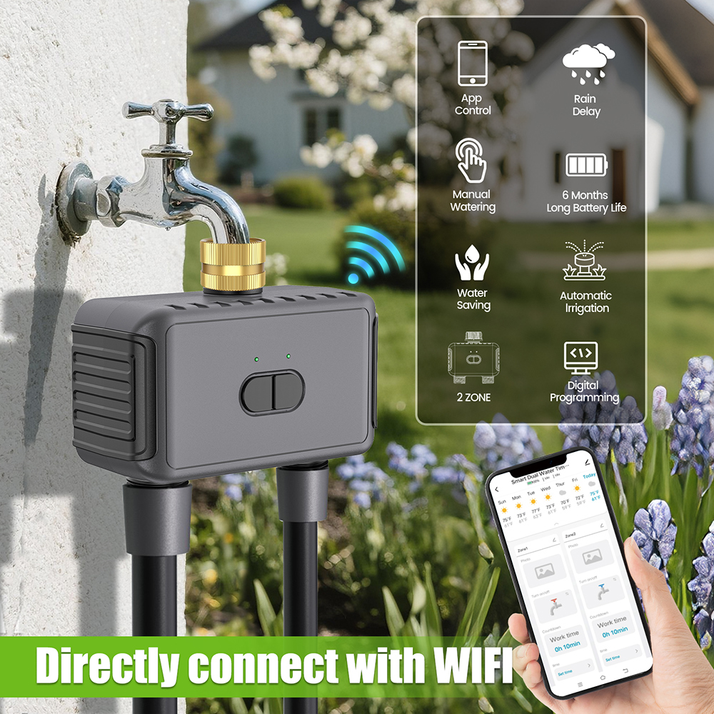 Wifi Automatic Water Timer Dua - Smart Garden Monitor 评论和价格