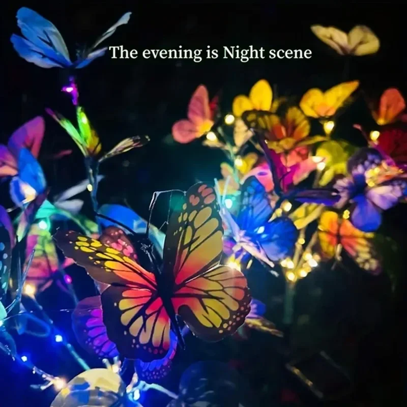 Solar LED Butterfly Garden Lig - Smart Garden Light Camera 评论和价格