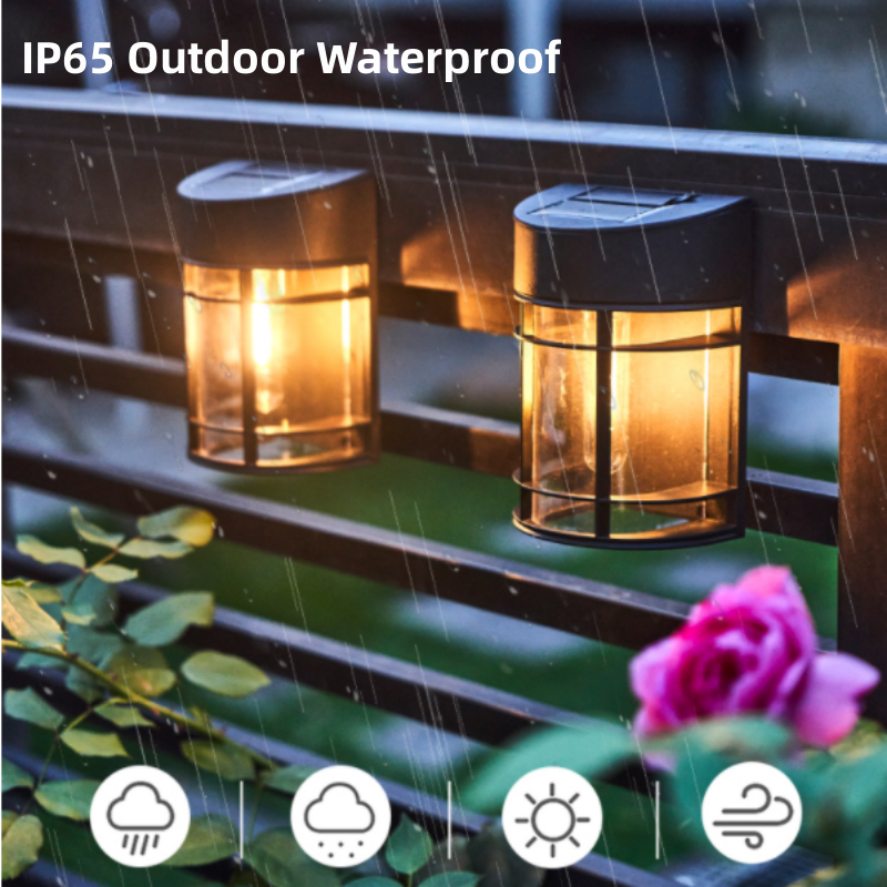 LED Solar Garden Light Outdoor - Smart Garden Fence & Balcony Hanging Planter 评论和价格