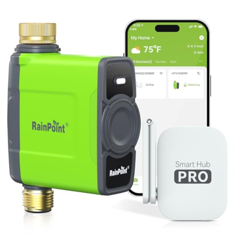 WiFi Water Timer for Garden Ho - Smart Garden Water Features 评论和价格