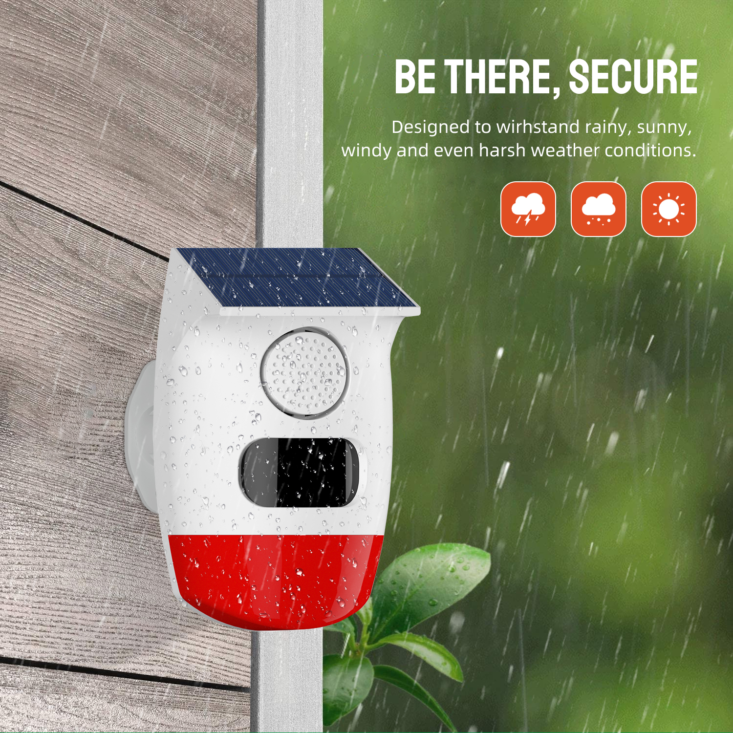 Outdoor Solar Alarm PIR Infrar - Smart Garden Light Camera 评论和价格