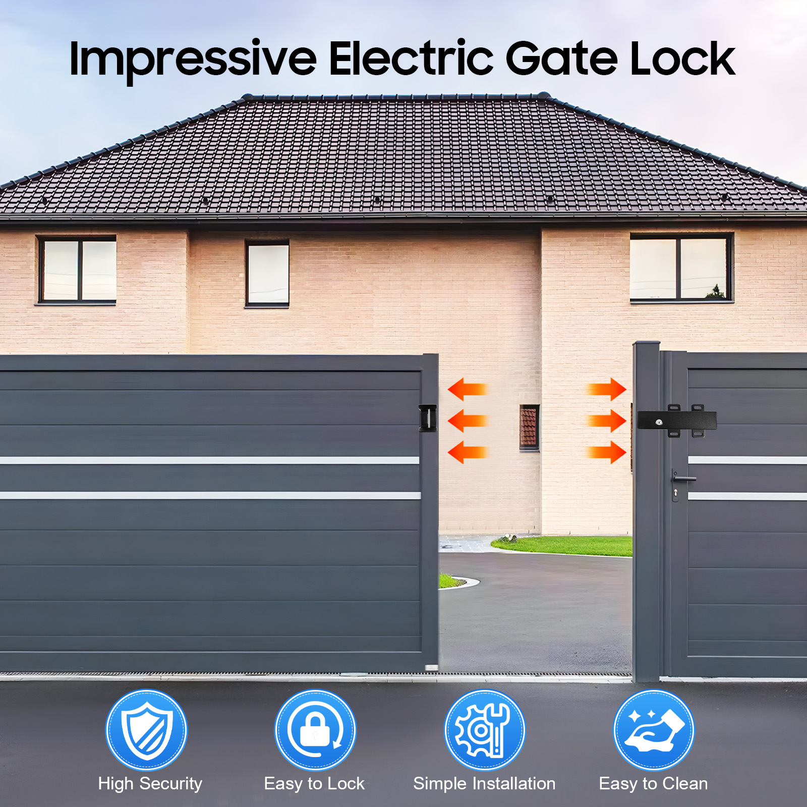 24V 60W Electric Gate Lock, IP - Smart Garden Gate 评论和价格