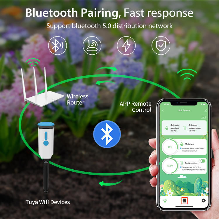 Tuya Wifi Soil Tester Temperat - Smart Garden Monitoring System 评论和价格
