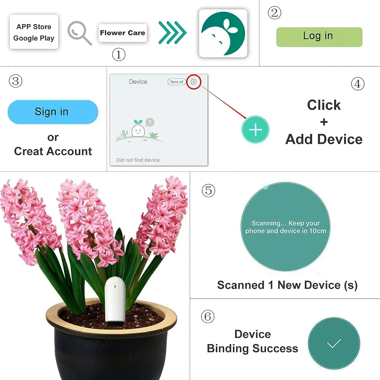 For Xiaomi Mijia HHCC Smart Fl - Smart Garden Monitor 评论和价格