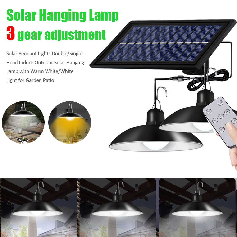 Solar Pendant Light with Doubl - Smart Garden Light Controller 评论和价格