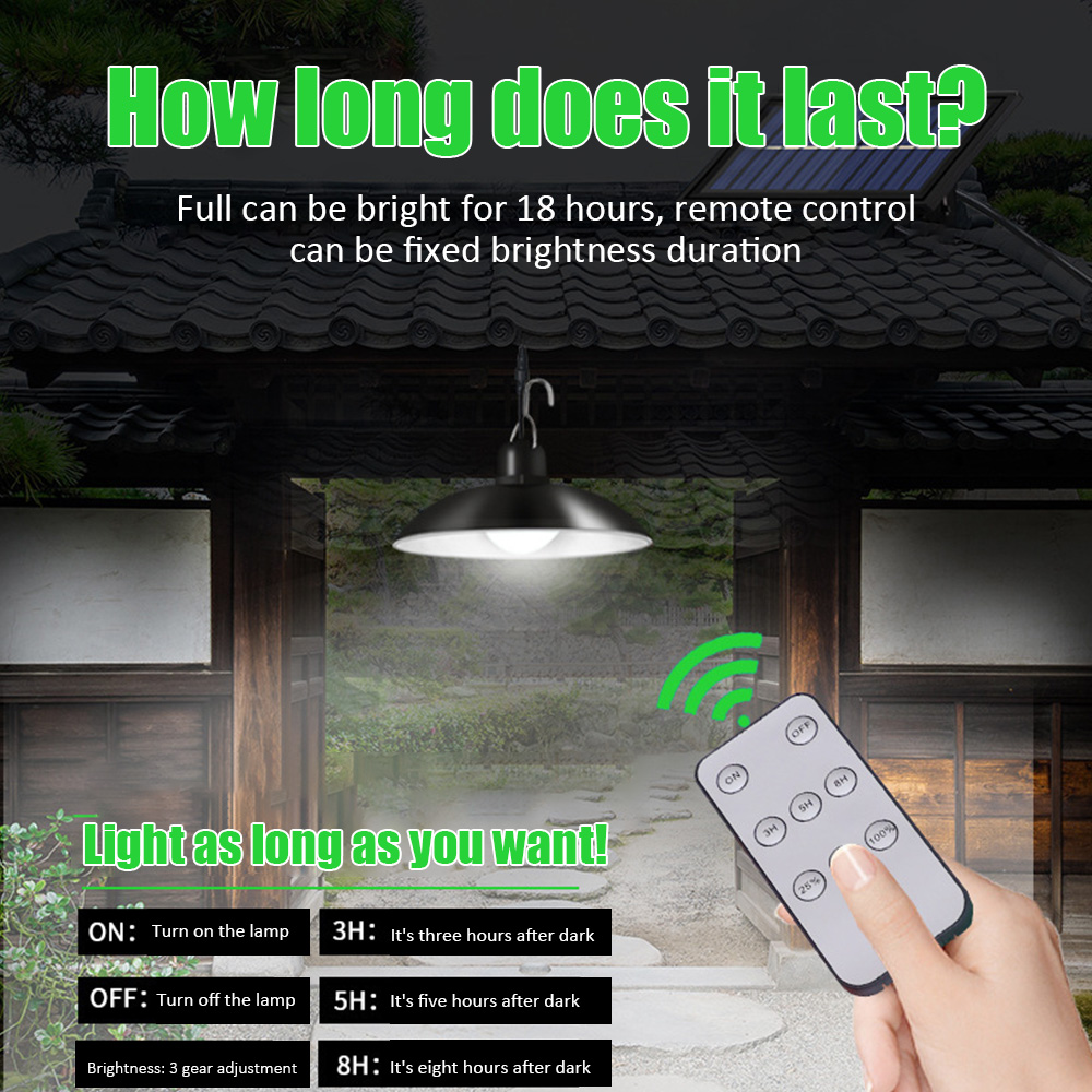 Solar Pendant Light with Doubl - Smart Garden Light Controller 评论和价格