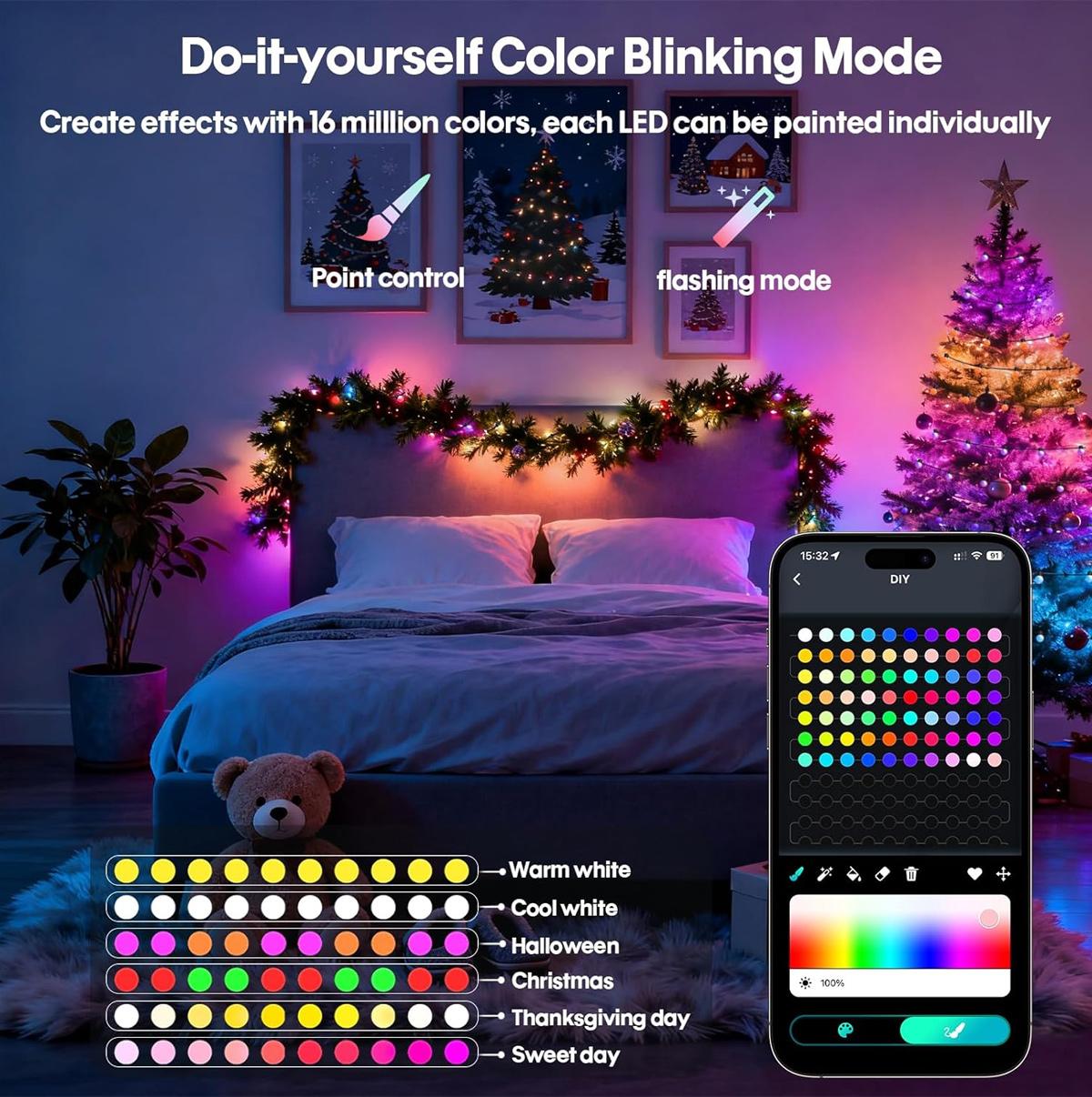 App Control Fairy Lights Smart - Smart Garden Light Controller 评论和价格