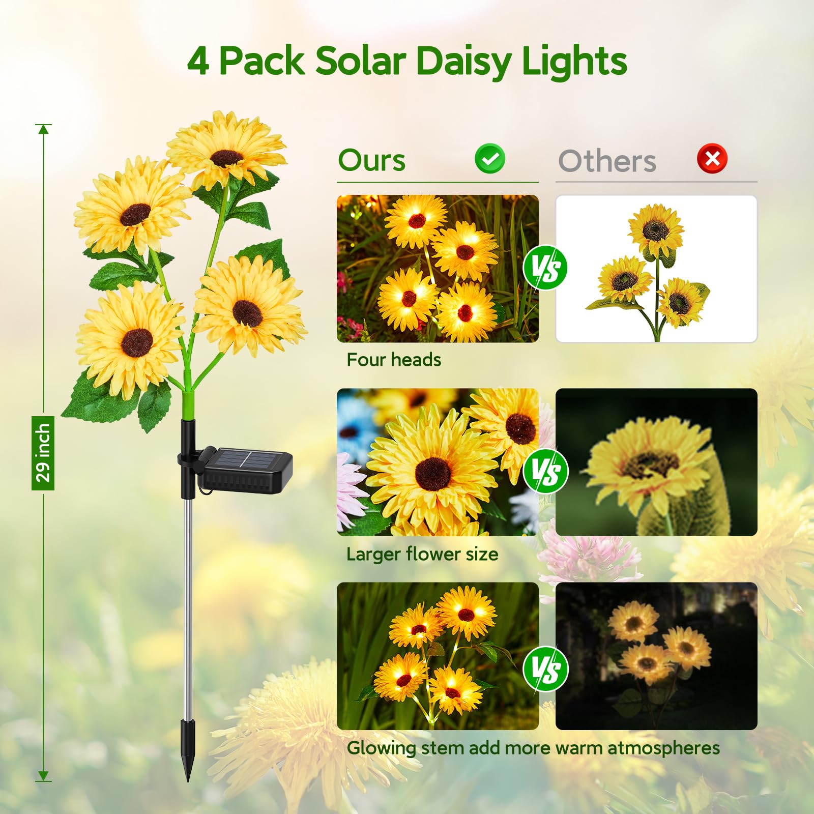 Solar Outdoor Garden Lights, 1 - Smart Garden Light Camera 评论和价格