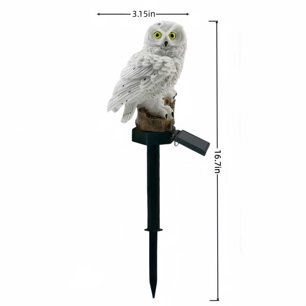 Solar Owl Garden Stake Light O - Smart Garden Light Camera 评论和价格