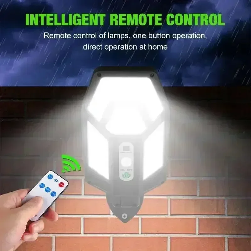 12000LM Powerful Solar Wall La - Smart Garden Light Camera 评论和价格