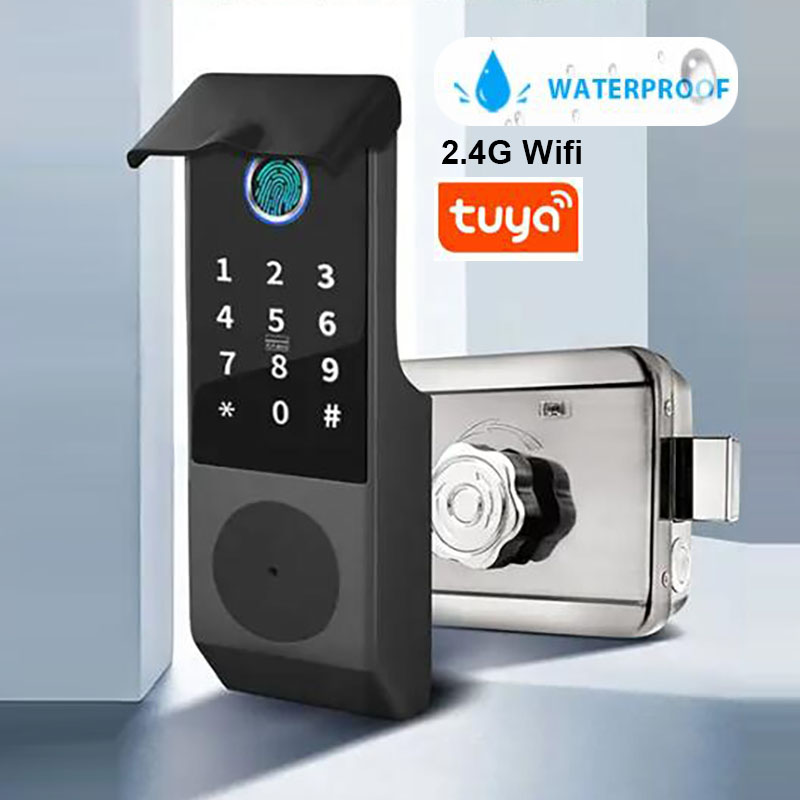 Wifi Tuya Smart Lock Waterproo - Smart Garden Gate 评论和价格