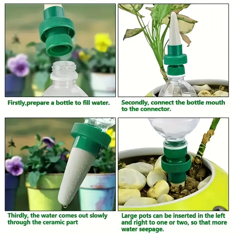 4PC Automatic Plant Drip Irrig - Smart Garden Monitor 评论和价格