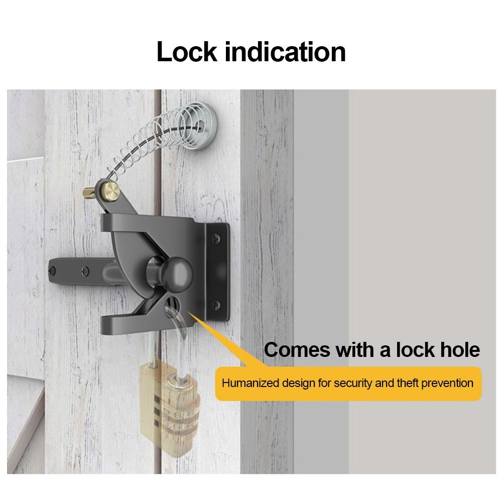 Metal Self-Locking Gate Latch  - Smart Garden Gate 评论和价格