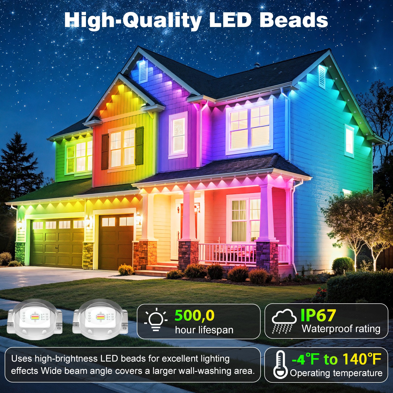 500FT Permanent Outdoor LED St - Smart Garden Light Controller 评论和价格