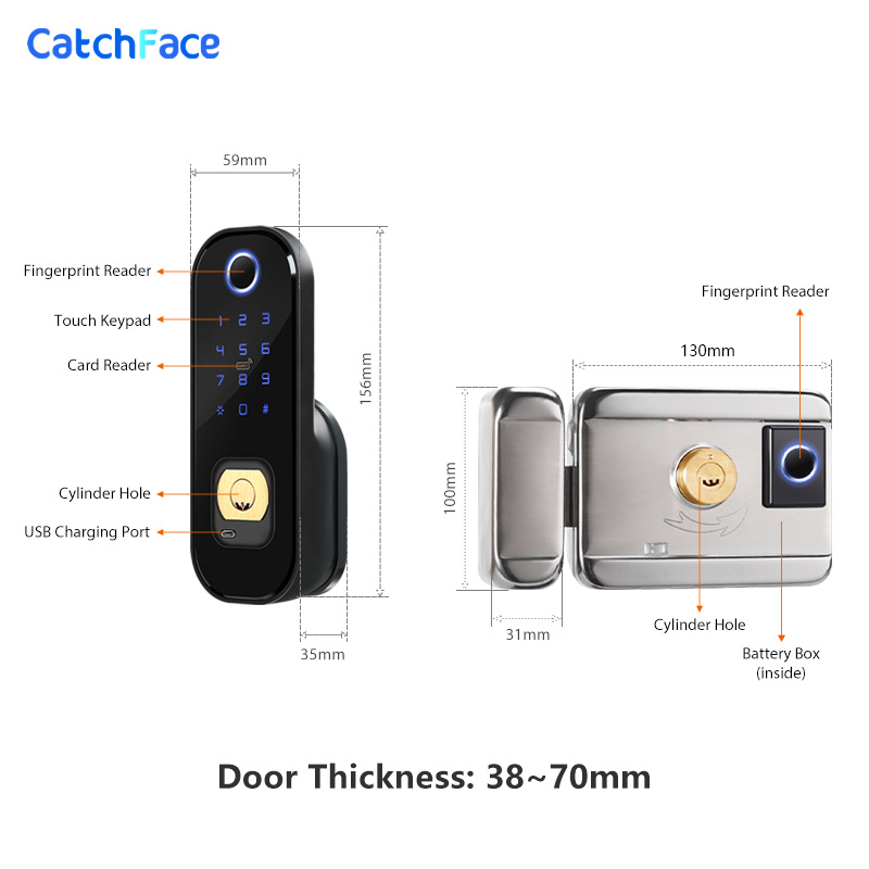 Electronic Door Lock DOUBLE SI - Smart Garden Gate 评论和价格