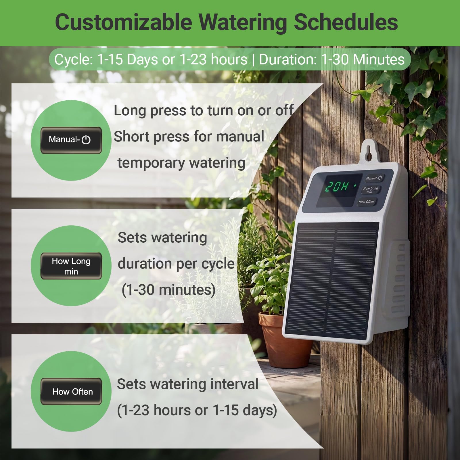 Upgraded Solar Drip Irrigation - Smart Garden Monitor 评论和价格