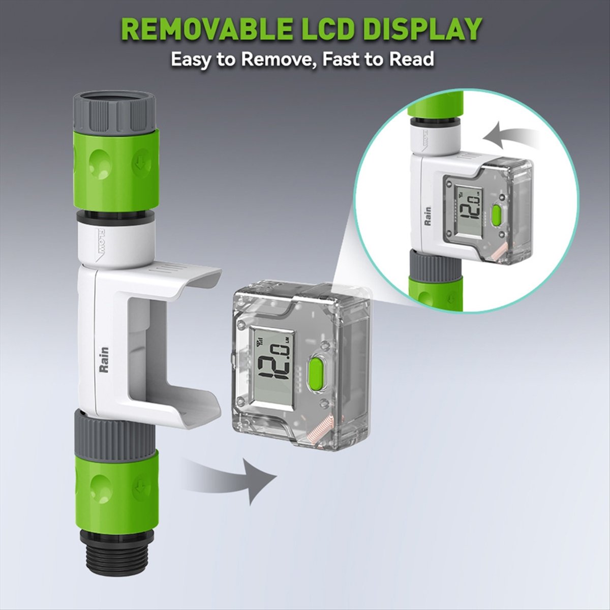 【frki】 US Smart Wifi Water Met - Smart Garden Monitoring System 评论和价格