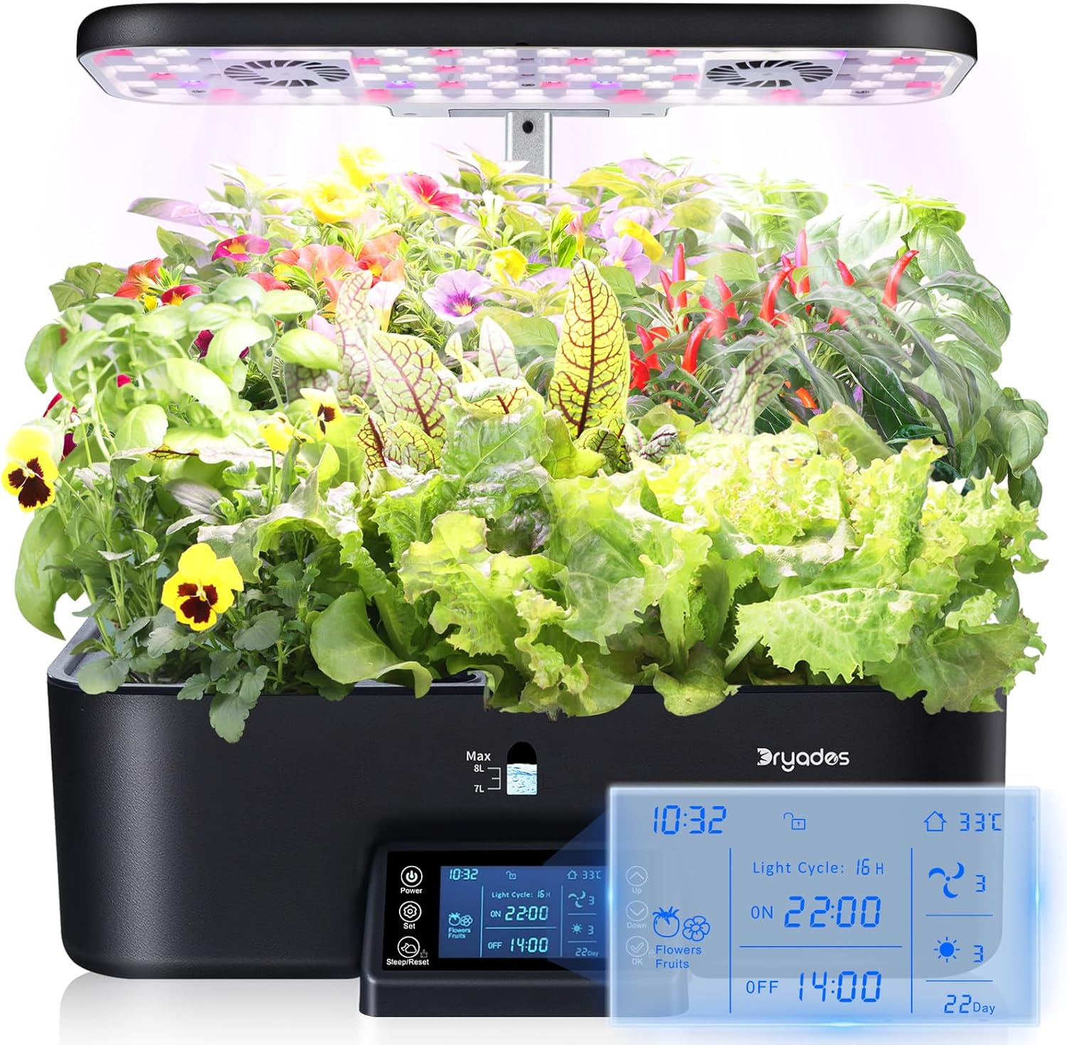 17 Pods Hydroponic Growing Sys - Smart Garden Light Controller 评论和价格