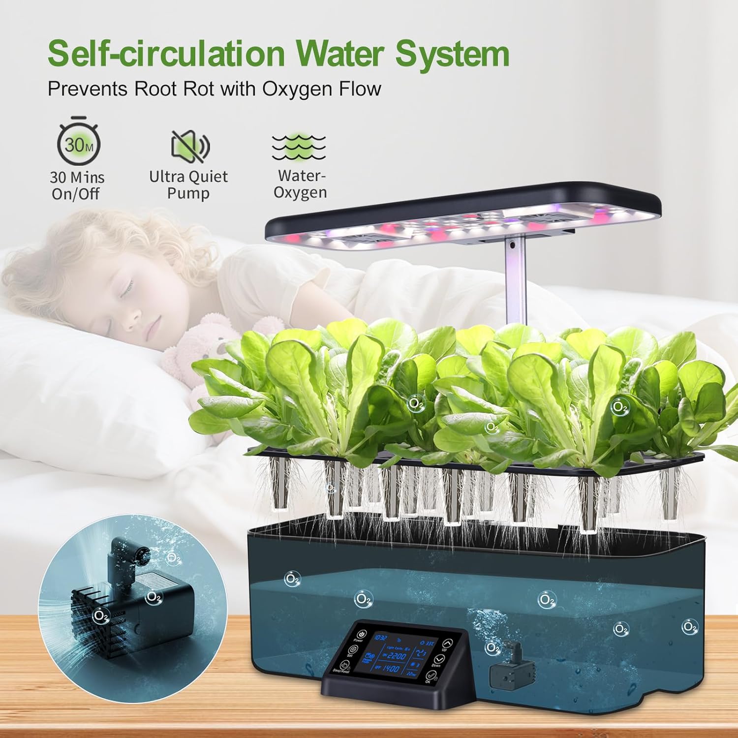 17 Pods Hydroponic Growing Sys - Smart Garden Light Controller 评论和价格