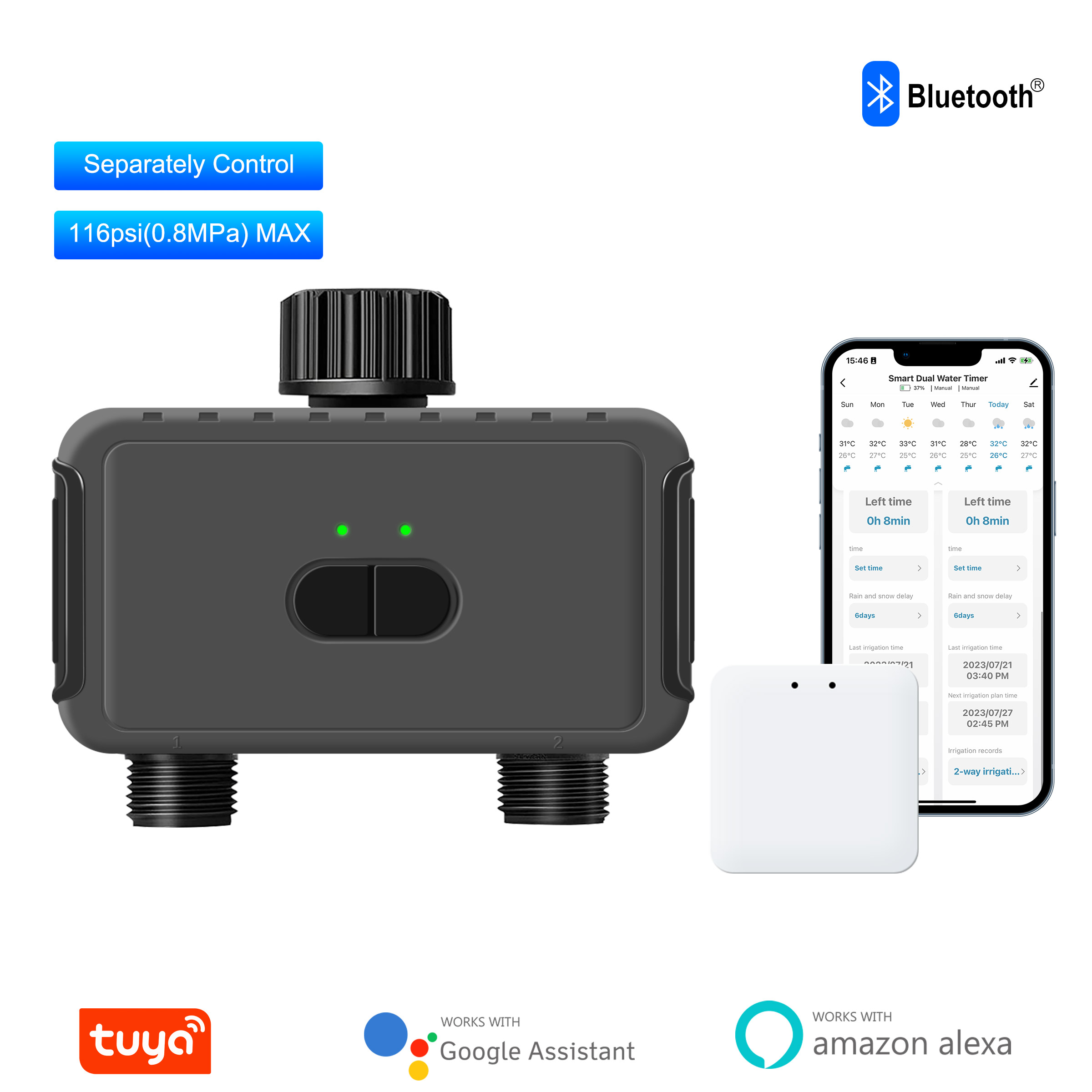 KEMEK Smart Programmable Sprin - Smart Garden Water Features 评论和价格