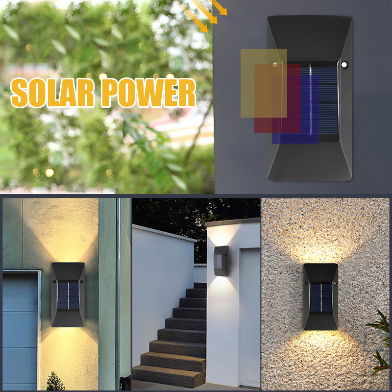 1/2/4/6/8PCS Smart LED Solar L - Smart Garden Fence & Balcony Hanging Planter 评论和价格