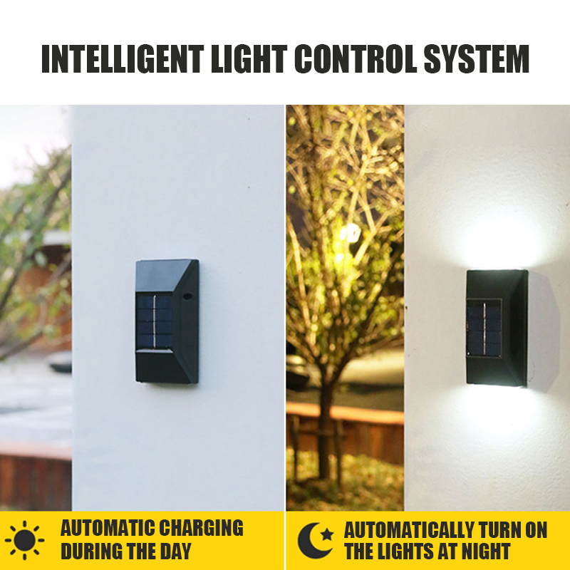 1/2/4/6/8PCS Smart LED Solar L - Smart Garden Fence & Balcony Hanging Planter 评论和价格