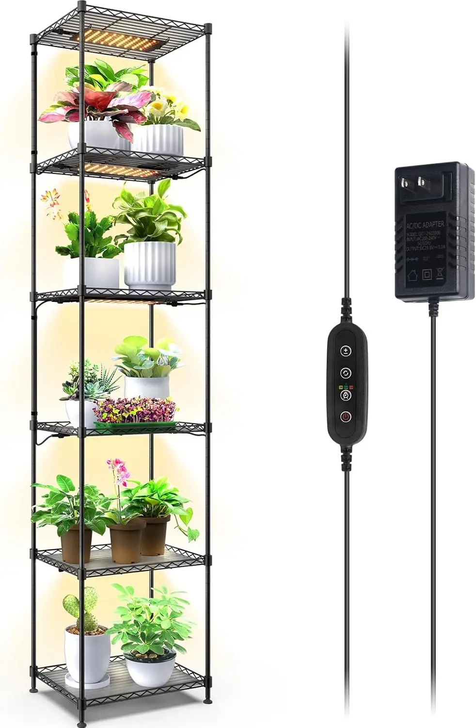 CX83 Plant Stand with Grow Lig - Plant Grow Light Full Spectrum 评论和价格