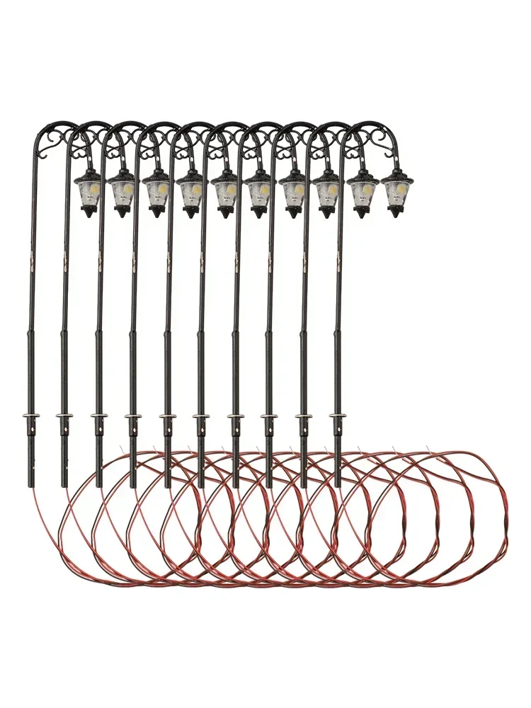 10Pcs H0 Gauge 1:87 LED Park L - Smart Garden Lamp 评论和价格