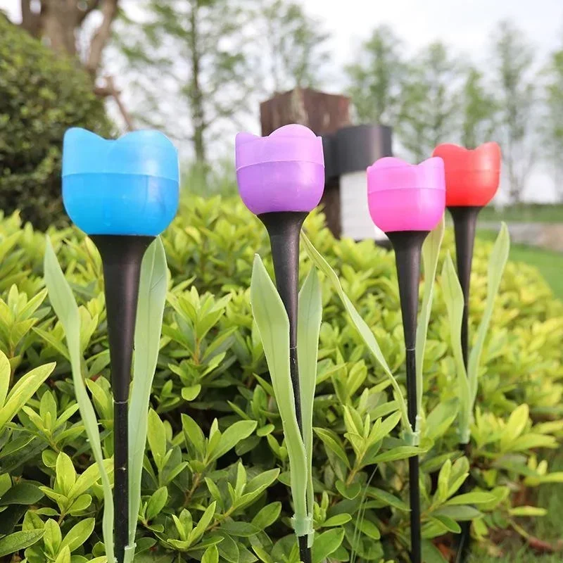 1Pcs Garden Tulip Flower Shape - Smart Garden Light Camera 评论和价格